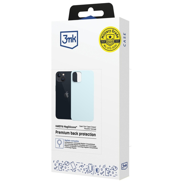 Etui 3MK Hardy MagSilicone do Apple      iPhone 15 Plus niebieski