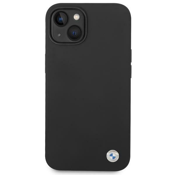 Etui BMW Silicone Metal Logo na iPhone 14 - czarne