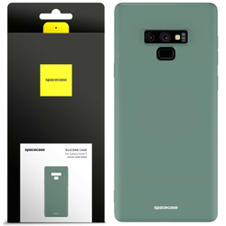 Spacecase Etui Silicone Case Galaxy Note 9 dark green