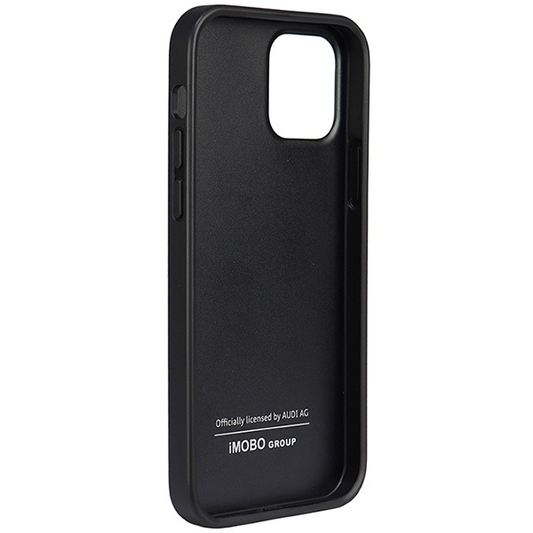 Audi Synthetic Leather iPhone 12/12 Pro 6.1" black/black hardcase AU-TPUPCIP12P-TT/D1-BK