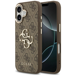 Etui Guess 4G Big 4G Classic Logo do     iPhone 17 brązowy złoty