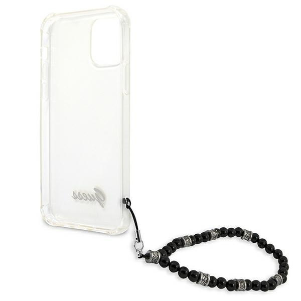 Guess GUHCP12MKPSBK iPhone 12/12 Pro6,1" Transparent hardcase Black Pearl