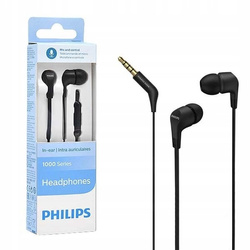 Słuchawki przewodowe Philips TAE1105BK/00 Czarny