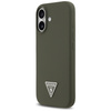 Etui Guess Silicone Triangle Logo        MagSafe do iPhone 17 khaki