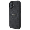 Guess GUHMP16SG4GFRK iPhone 16 6.1" czarny/black hardcase 4G Ring Classic Logo MagSafe