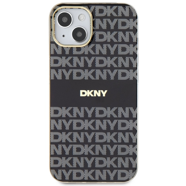 DKNY DKHMP14SHRHSEK iPhone 14 / 15 / 136.1" czarny/black hardcase IML Mono & Stripe MagSafe