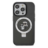Etui Karl Lagerfeld Ring Stand Karl&Choupettte MagSafe na iPhone 14 Pro Max - czarne