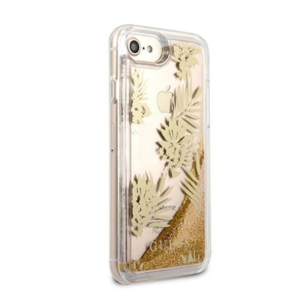 Guess GUHCP7GLUPRG iPhone 6/7/8/SE 2020 / SE 2022 różowo-złoty/rose gold hard case Palm Springs Glitter Liquid