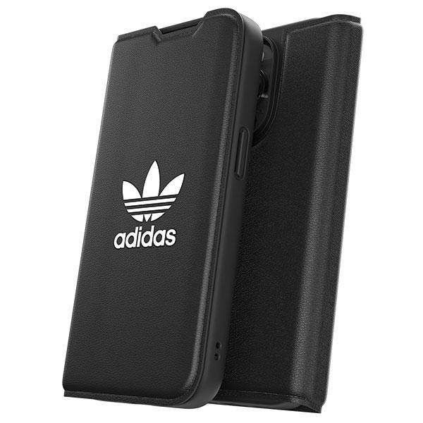 Adidas OR Booklet Case BASIC iPhone 14Pro 6.1" czarno biały/black white 50182