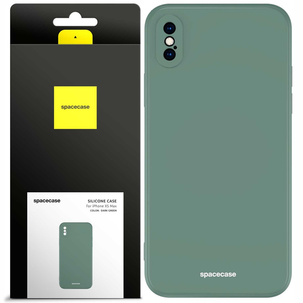Spacecase Etui Silicone Case iPhone XS Max dark green