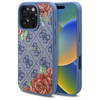 Guess GUHMP16XP4ROPEMCB iPhone 16 Pro    Max 6.9" niebieski/blue hardcase 4G Flowers Print MagSafe