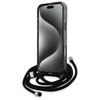Karl Lagerfeld KLHMP16LHCKCKLCK iPhone    16 Pro 6.3" czarny/black hardcase IML Crossbody Monogram Karl & Choupette Head MagSafe