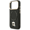Etui Karl Lagerfeld Big Strap Karl Metal Logo MagSafe do iPhone 17 Pro Max czarny