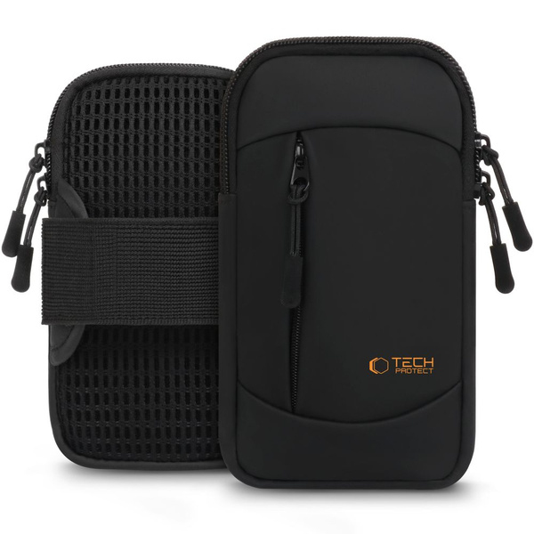 TECH-PROTECT M6 UNIVERSAL SPORT ARMBAND BLACK/ORANGE
