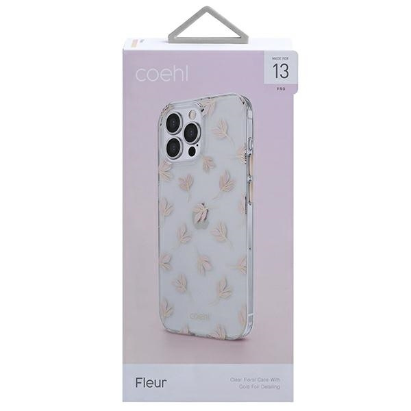Etui Uniq Coehl Fleur na iPhone 13 Pro / iPhone 13 - różowe