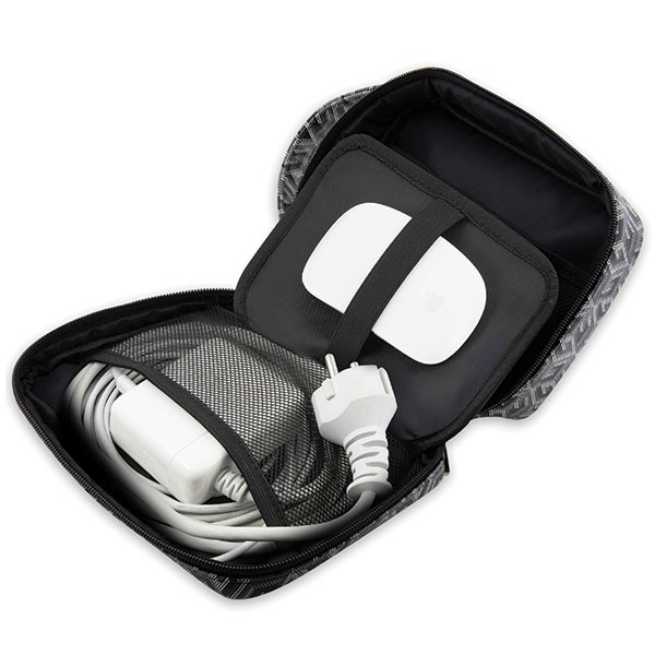 Guess Torba GUHBHGCFSEK Organizerczarny/black GCube Stripe