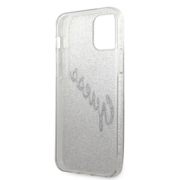 Guess GUHCP12MPCUGLSGO iPhone 12/12 Pro6,1" złoty/gold hardcase Glitter Gradient Script