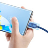 BASEUS CRYSTAL SHINE CABLE USB TO USB-C, 5A100W1.2M (BLUE)