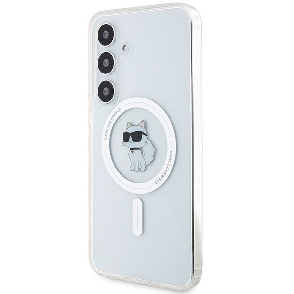 KARL LAGERFELD KLHMS24MHFCCNOT S24+ S926 TRANSPARENT/TRANSPARENT HARDCASE IML CHOUPETTE MAGSAFE
