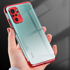 Clear Color case żelowy pokrowiec etui z metaliczną ramką Xiaomi Redmi Note 10 5G / Poco M3 Pro czerwony