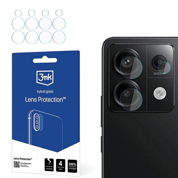 3MK LENS PROTECT REDMI NOTE 13 PRO OCHRONA NA OBIEKTYW APARATU 4SZT