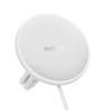 BASEUS WIRELESS CAR CHARGER WITH MAGSAFE 15W HOLDER FOR AIR VENT + USB TYPE C 25W WHITE (CW01)