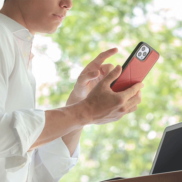 UNIQ etui Transforma iPhone 12 mini 5,4"czerwony/coral red