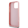 Guess GUHCP16LHG4SGP iPhone 16 Pro 6.3" różowy/pink hardcase Fixed Glitter Big 4G