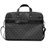 Guess Torba GUCB15P4TK 16" czarny/black Saffiano 4G Triangle Logo