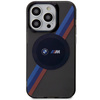 Case BMW BMHMP14XHDTK iPhone 14 Pro Max 6.7" grey/grey hardcase Tricolor Stripes MagSafe