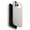 Etui UNIQ Lino do iPhone 17 Pro Max      Magclick Charging jasno szary