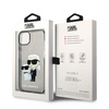 Karl Lagerfeld Glitter Karl&amp;Choupette case for iPhone 14 Plus - black