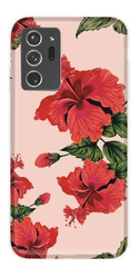 CASEGADGET CASE OVERPRINT RED POPPIES SAMSUNG GALAXY NOTE 20 PLUS