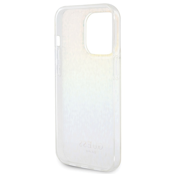 Guess GUHCP15LHDECMI iPhone 15 Pro 6.1" wielokolorowy hardcase IML Faceted Mirror Disco Iridescent