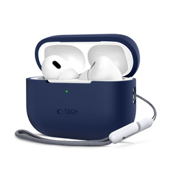 TECH-PROTECT SILICONE APPLE AIRPODS PRO 1 / 2 NAVY BLUE