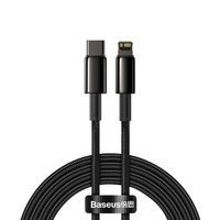 Baseus kabel Tungsten PD USB-C - Lightning 2,0 m czarny 20W