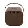 Guess głośnik Bluetooth GUWSB2P4SMWSpeaker mini brązowy/bown 4G Leather Script Logo with Strap