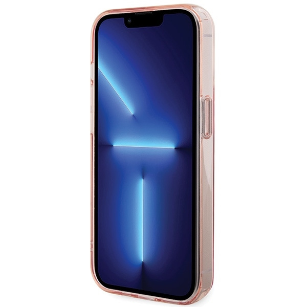 Karl Lagerfeld KLHMP15LHMRSKCP iPhone 15 Pro 6.1" pink/pink hardcase Ring Stand Karl&amp;Choupette MagSafe