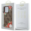 Guess GUHMP16LP4ROPEMCW iPhone 16 Pro    6.3" brązowy/brown hardcase 4G Flowers Print MagSafe