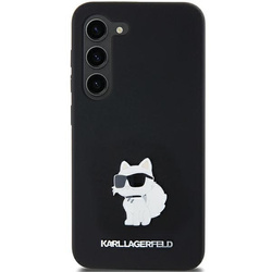 KARL LAGERFELD KLHCSA35SMHCNPK A35 A356 CZARNY/BLACK HARDCASE SILICONE CHOUPETTE METAL PIN