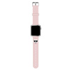 KARL LAGERFELD STRAP KLAWLSLCP APPLE WATCH 42/44/45/49MM PINK/PINK STRAP SILICONE CHOUPETTE HEADS