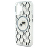 Karl Lagerfeld KLHMP16SHMCKMHT iPhone 16 6.1" przezroczysty/transparent IML Monogram Karl&Choupette Head MagSafe