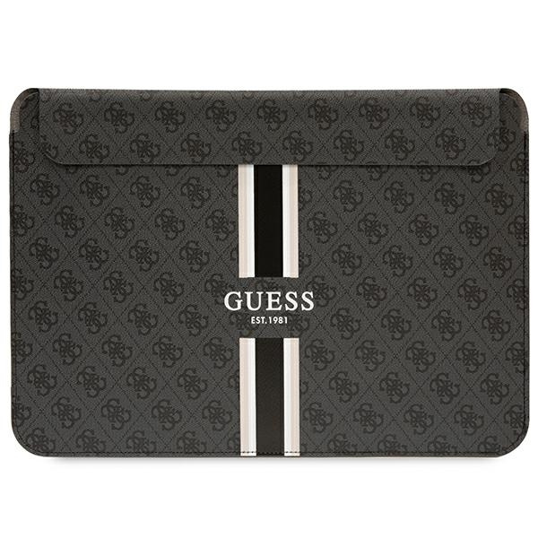 GUESS SLEEVE GUCS14P4RPSK 14" CZARNY/ BLACK 4G PRINTED STRIPES