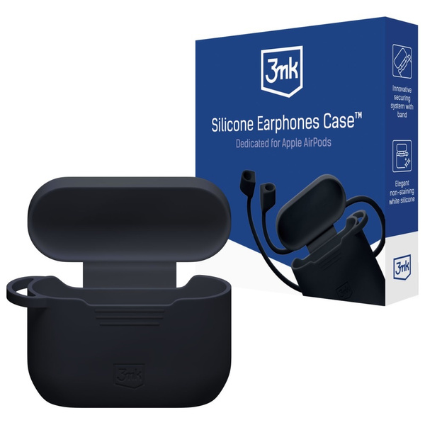 Etui 3MK Silicone AirPods Case do Apple AirPods Pro 3 czarny