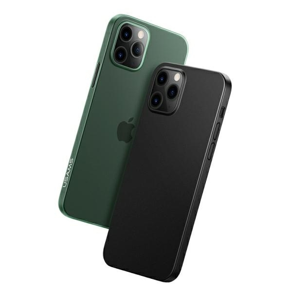 USAMS Etui Gentle iPhone 12 mini 5,4"zielony/transparent green IP12QR03 (US-BH608)