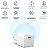 USAMS Ład. siec. 1xUSB-C PD30W 3A (only head) PD3.0 Fast Charging purpurowy/purple X-ron Series CC186TC03 (US-CC186)