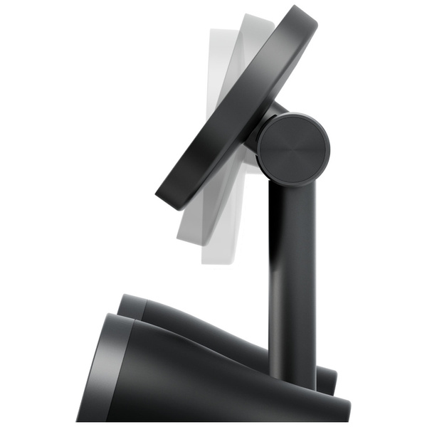 Stacja ładująca Energea Magaudio Stand   2w1 Qi2 z głośnikami stereo grafitowy
