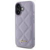 Guess GUHCP16SPSQSQSU iPhone 16 6.1" jasnofioletowy/light purple hardcase Quiled Metal Logo