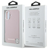 Karl Lagerfeld KLHMP16SPGMSRPP iPhone 16 6.1" różowy/pink hardcase FW Metal Plate MagSafe