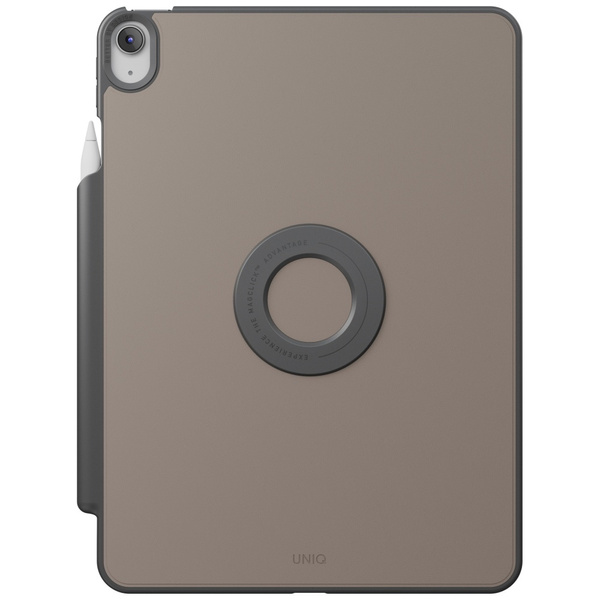 Etui UNIQ Rovus Snapmount Magnetic 360   Rotating Detachable do iPad 11" A16 (2025) / iPad 10.9" 10 gen. (2022) szary